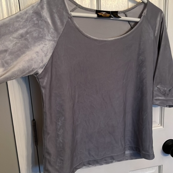 Vintage Harley Davidson Velour shirt - Picture 4 of 6